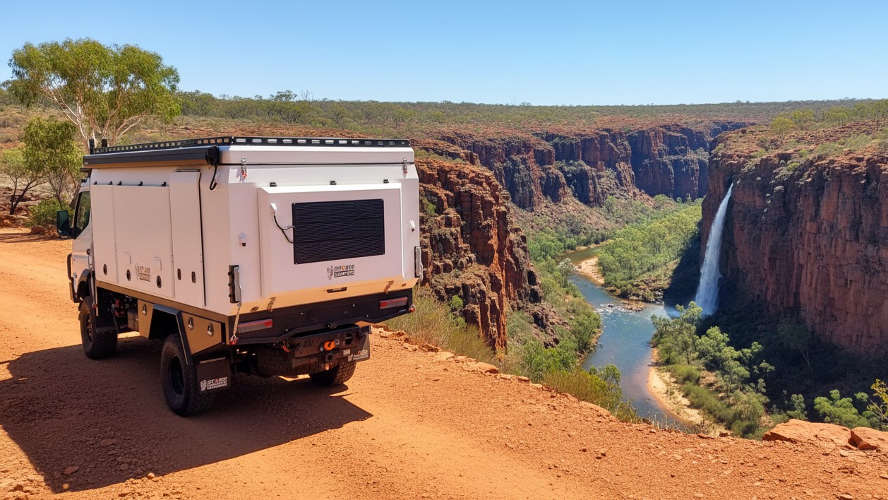 Single Cab Truck Camper in WA Desert Under the Stars